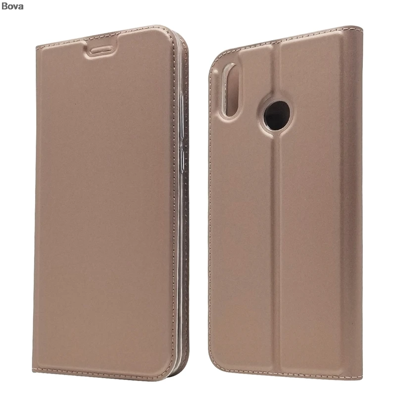 Pink Gold Чехол для телефона huawei Honor 8X 6,5 дюймов флип чехол для телефона Магнитный адсорбционный супер тонкий Матовый сенсорный - Цвет: Pink Gold