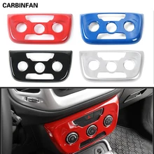 ABS салона Кондиционер Переключатель ручка Управление Панель Декор рамки накладка Стикеры для Jeep Compass 20172018