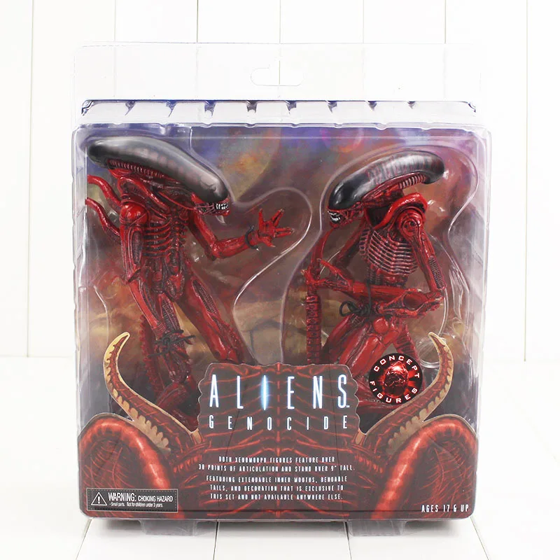 2 стиля NECA Alien VS Predator Tru эксклюзивный Alien genoid ПВХ фигурка игрушка - Цвет: b