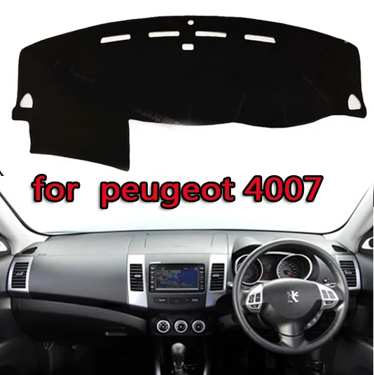 

original dashmats car-styling accessories dashboard cover for peugeot 4007 2007 2008 2009 2010 2011 2012 RHD