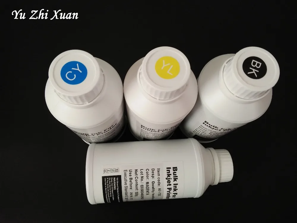 500 мл 6 бутылок цифровые dtg чернила для текстиля Epson T50 1390 1400 1430 1410 R270 R290 текстильные