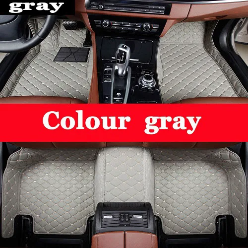 Изготовленные на заказ автомобильные коврики для Mercedes Benz E class W115 W123 W124 W210 W211 W212 AMG E43 E53 E63 автомобильный Стайлинг ковровые вкладыши - Название цвета: gray