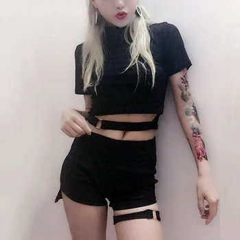 

Sexy Jazz Dance Costume Black Nightclub Rave Clothes Dj Ds Gogo Stage Costumes For Singers Pole Dance Performance Outfits DC1514