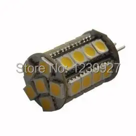 

4pcs/lot DC10-30V and AC8-18V or DC12V G4 bulb 27SMD5050 360degree 4w bulb g4 led