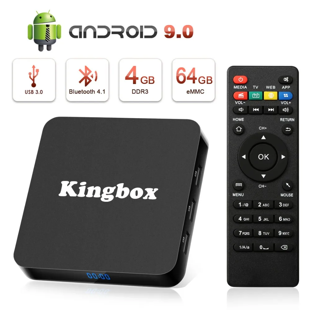 

Leelbox K4 MAX Android 9.0 TV BOX Input Air Mouse Optional Rockchip RK3228 Quad-core 4K HDR WIFI Playstore Youtube Smart TV BOX