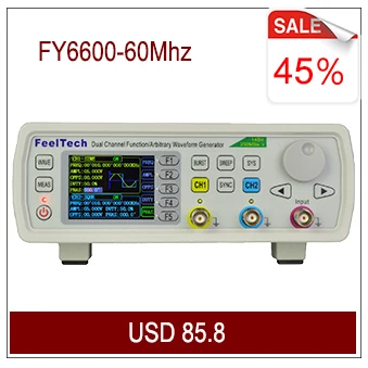 FY2300 20Mhz Digital DDS Dual-channel Multifunction High Precision Signal generator Source Arbitrary Waveform/Pulse