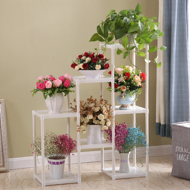 

Flower stand floor flower stand multi-layer indoor balcony living room flower pot