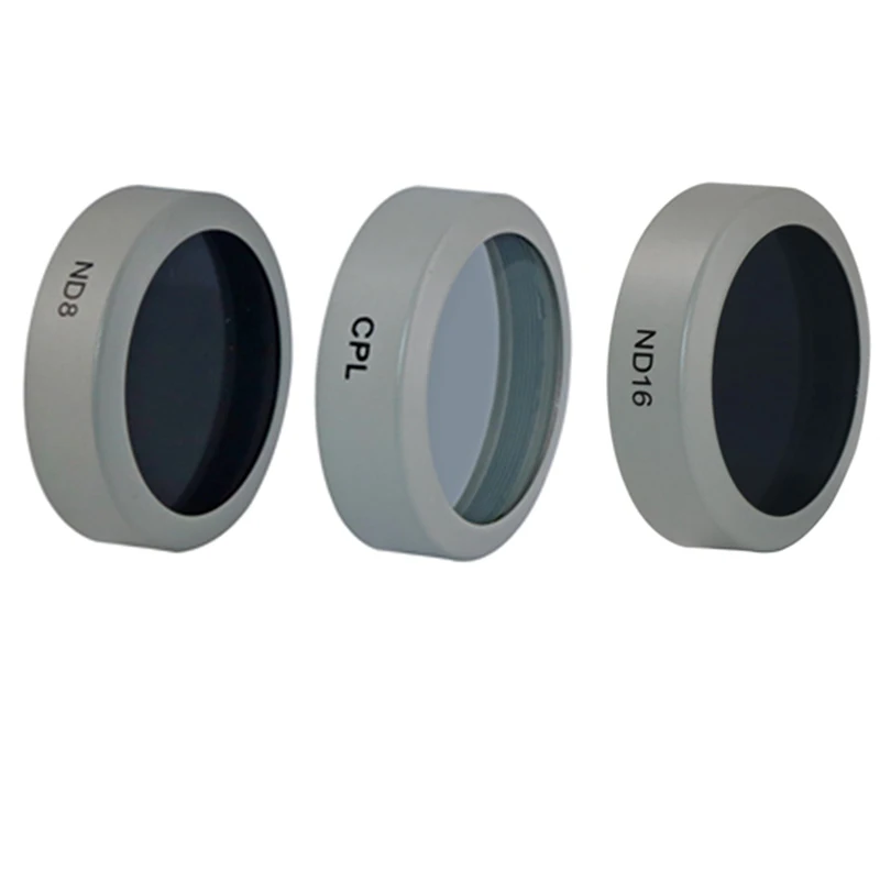 Фильтр для объектива UV нейтральная плотность ND4 ND8 ND16 CPL Поляризационный Фильтр наборы для DJI Phantom 4 Pro 4A Расширенная камера Запасные части