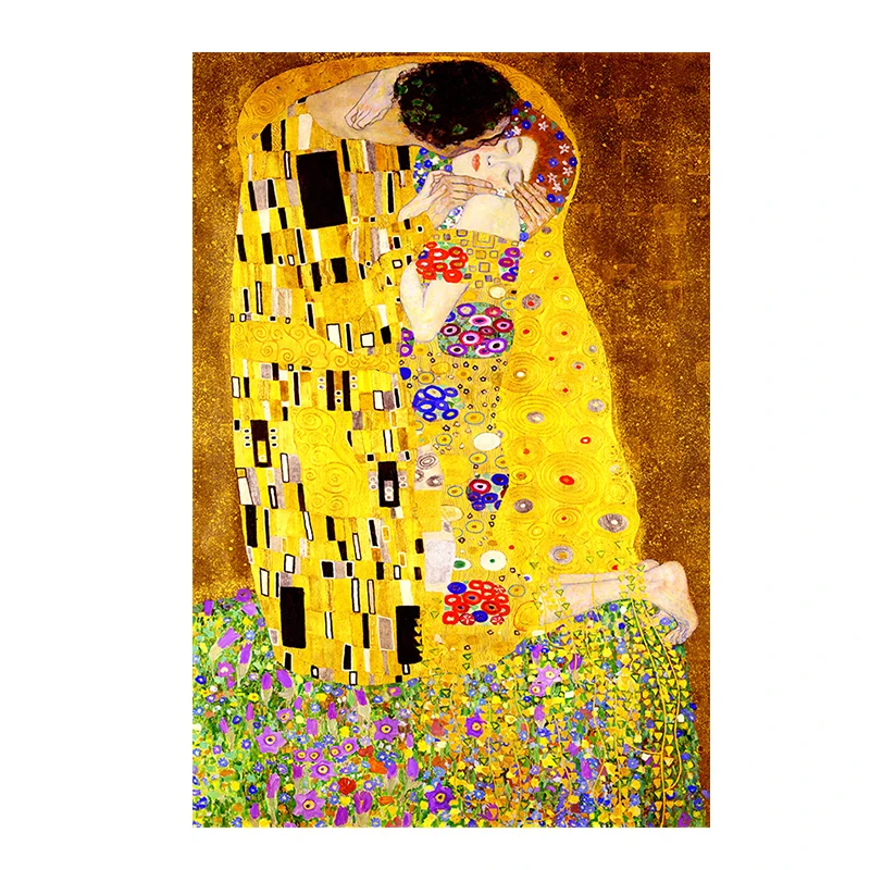 Классический художник Густав Климт поцелуй абстрактная живопись маслом на холсте печать плакат современное искусство настенные картины для гостиной Куадрос