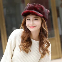 78656 Новая мода зима шапка вся норка рыцарь норка меховая шапка женская кошачьи ушки с хвостом Джокер женские козырьки