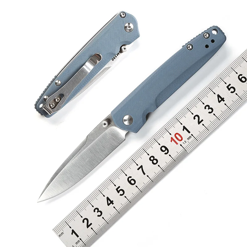 

DICORIA 485 folding knife D2 blade Copper washers G10 handle tactical camping hunting outdoor pocket Survival knives EDC Tools