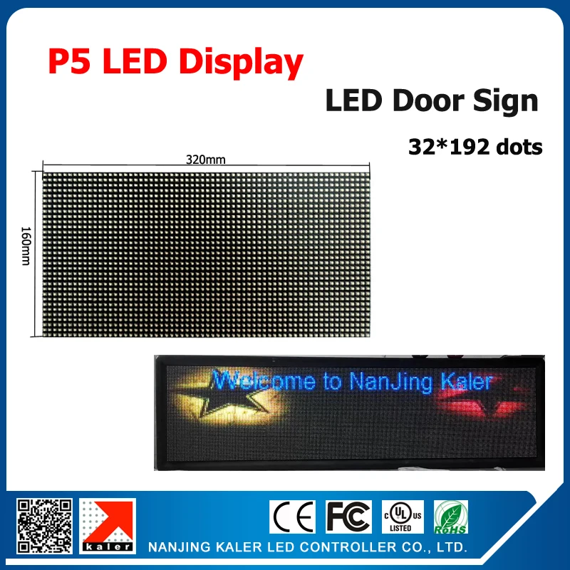 

TEEHO 32*192cm video led screen p5 led advertising module video rgb led display module 320mm * 160mm,for video,picture,message