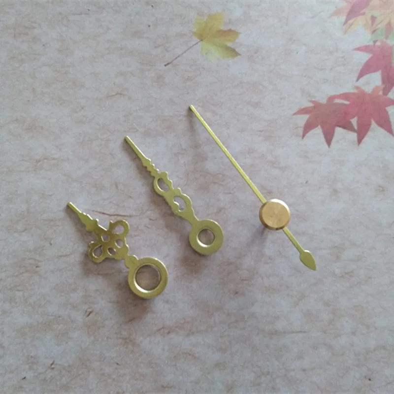 Wholesale 50PCS Metal Gold Short Clock Hands Fast Shippingin Clock