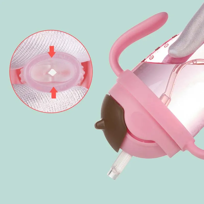 Baby Bottle Straw Replacement for Kids Drinking Cup Water Bottle Feeding Soft Silicone Feeding Nipple Accessories 3Pcs water bottle feeding bottle baby feeding utensils