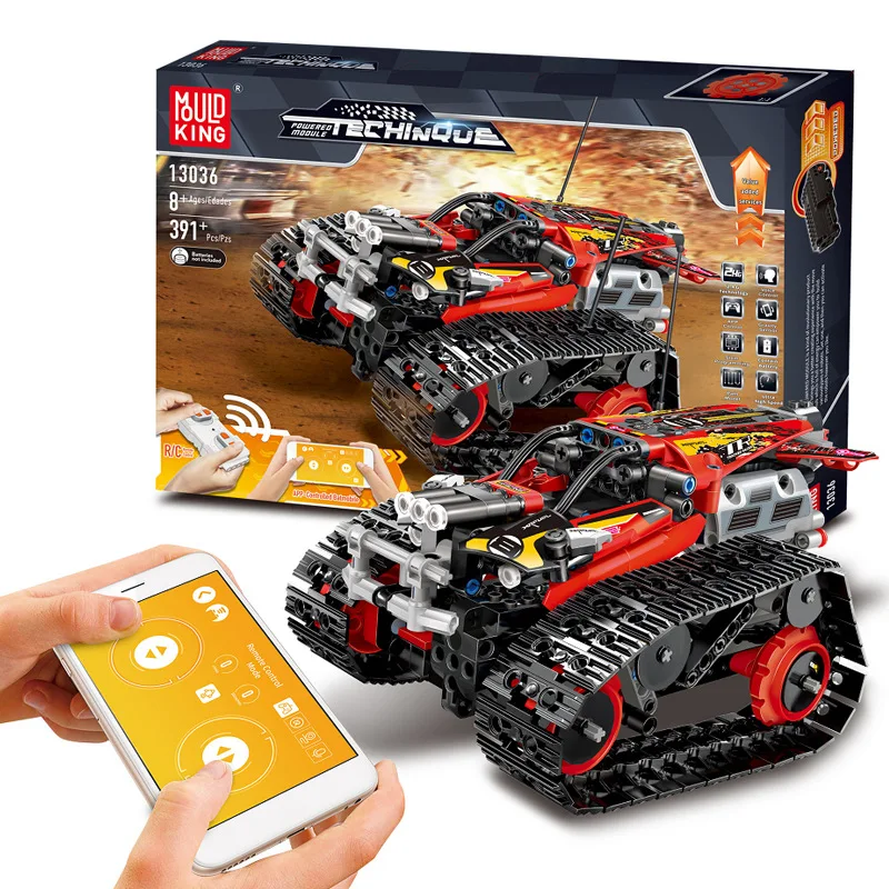 

MOULDKING 13032 Remote Control Super Sports Car Racers Building Blocks F1 Racing Car Toys Compatible with LegoSET 42095