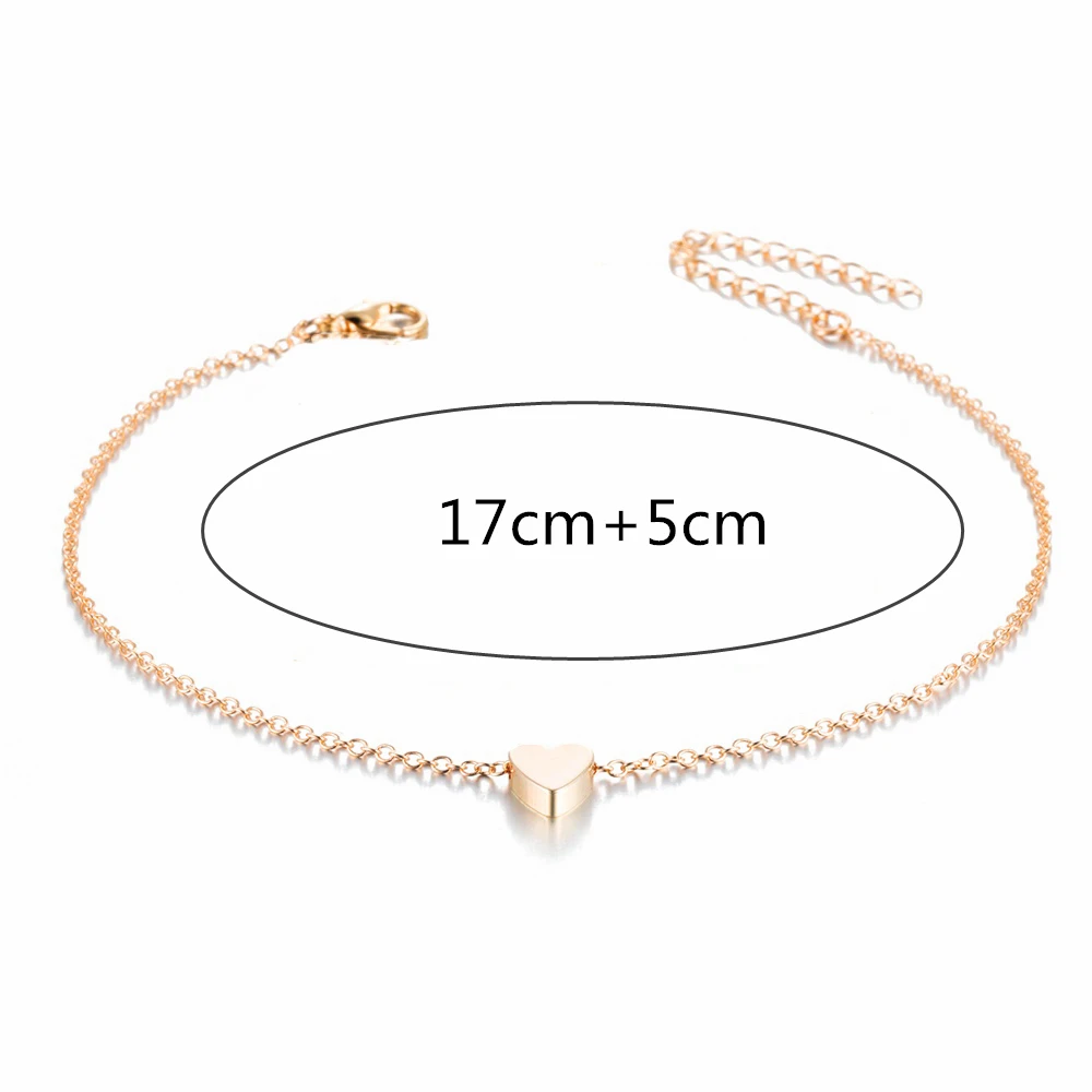 Bracelet Jewelry Heart Bracelets Bangles For Women Minimalist Metal