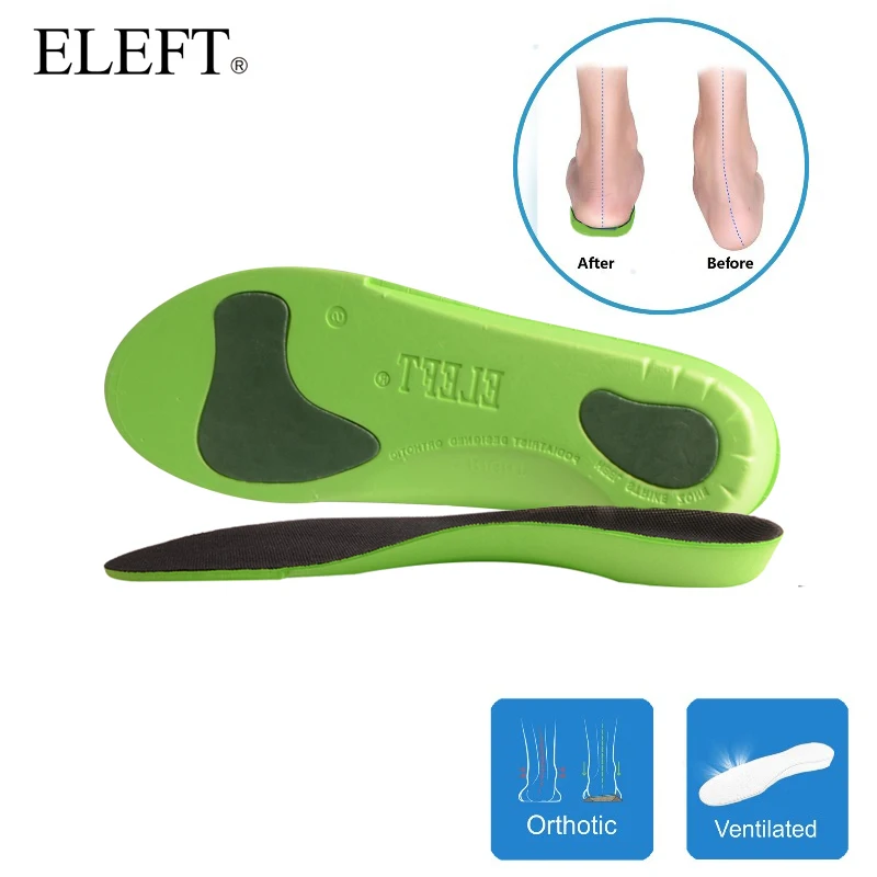 

ELEFT EVA orthotic Insoles Shock Absorption soft Comfortable insoles for Arch Support orthopedic insoles men and women