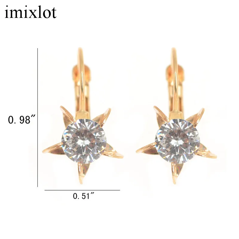 Серьги подвески imixlot для женщин висячие ювелирные украшения с блестящими