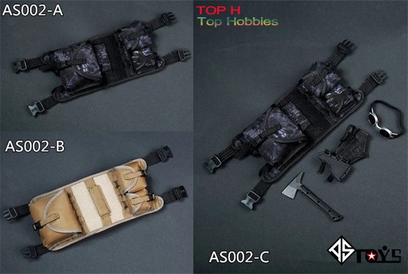 

AS TOYS Wolf of war Wolf AS002A/B/C Black/Brown Chest hanging Vest Suit 1/6 Scale Animal Model For 12" Figure Scene Toy