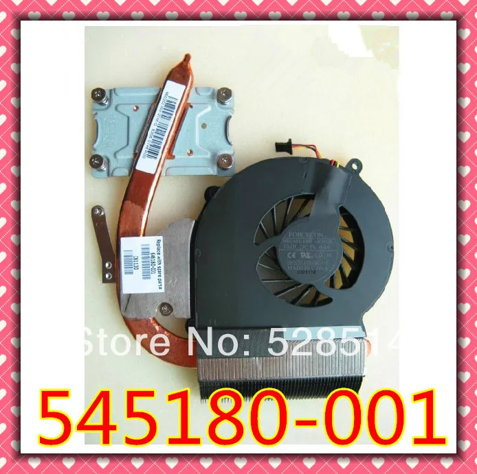 

545180-001 FOR HP G62 CQ62 G42 CQ42  Independent cooling cpu fan heatsink 100% tesed ok