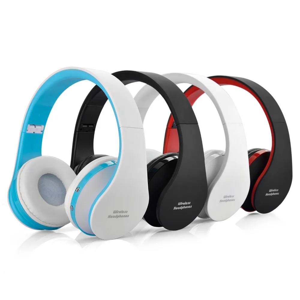 Wireless headphones bluetooth Noise Cancelling Headset Stereo Foldable PC with microphone Earphone Mp3 Player for Samsung Galaxy sport headphones 3 5mm in ear earphone noise cancelling headset with microphone for xiaomi iphone samsung huawei pc