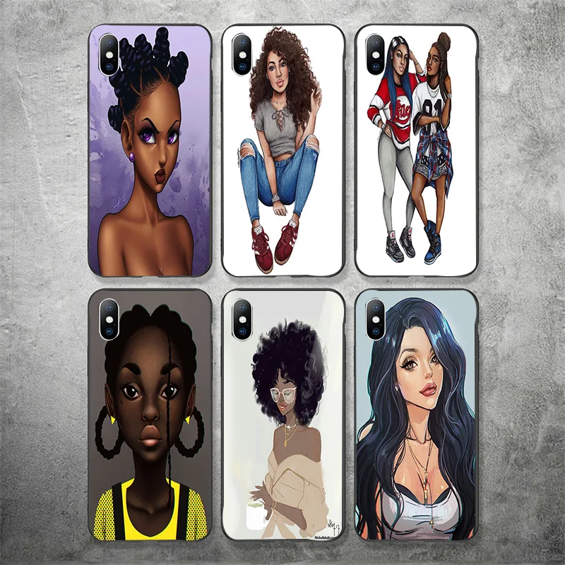 

Yinuoda Fashion Girl Phone Case DIY Photo Phone Case Custom Picture Soft TPU Cover For iPhone X XR XS MAX 7 8 7plus 6 6S 5S 5 SE