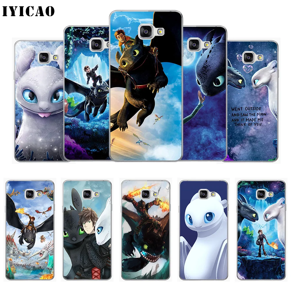 

IYICAO How to Train Your Dragon The Hidden World Soft Silicone Phone Case for Samsung A10 A30 A40 A50 A70 M10 M20 M30 TPU Cover