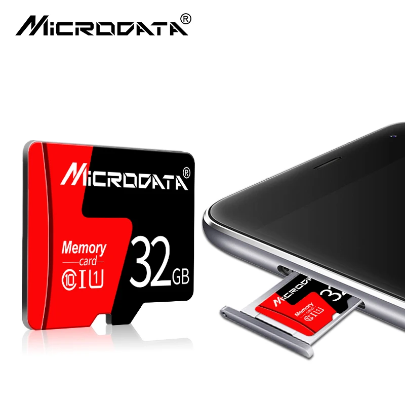 Карта Micro SD, 32 ГБ, 64 ГБ, 16 ГБ, 128 ГБ, класс 10, карта памяти Microsd, TF карта, флеш-накопитель, диск памяти для смартфона/камеры