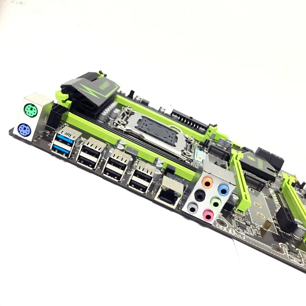 HUANANZHI X79 2.49 motherboard LGA2011 E5 2650 V2 CPU 2pcs x 8GB = 16GB DDR3 RAM 1866Mhz PC3 1490R PCI-E NVME M.2 SSD