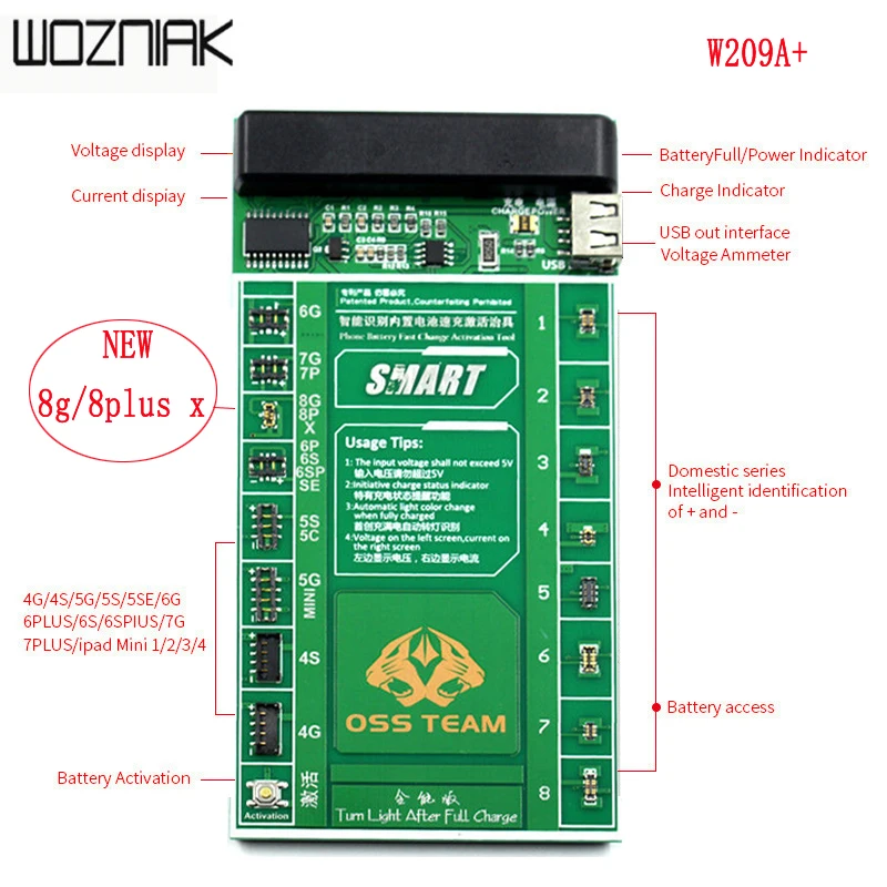 

Universal mobile Phone Battery Fast Charging and Activation Board Plate for iPhone for Samsung for China Smartphone Repair Tool
