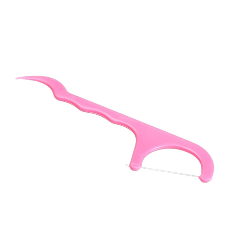 25 шт. стоматологические зубочистки пластиковая нейлоновая проволока зубная нить межзубная палочка для чистки зубов зубные зубы белый розовый