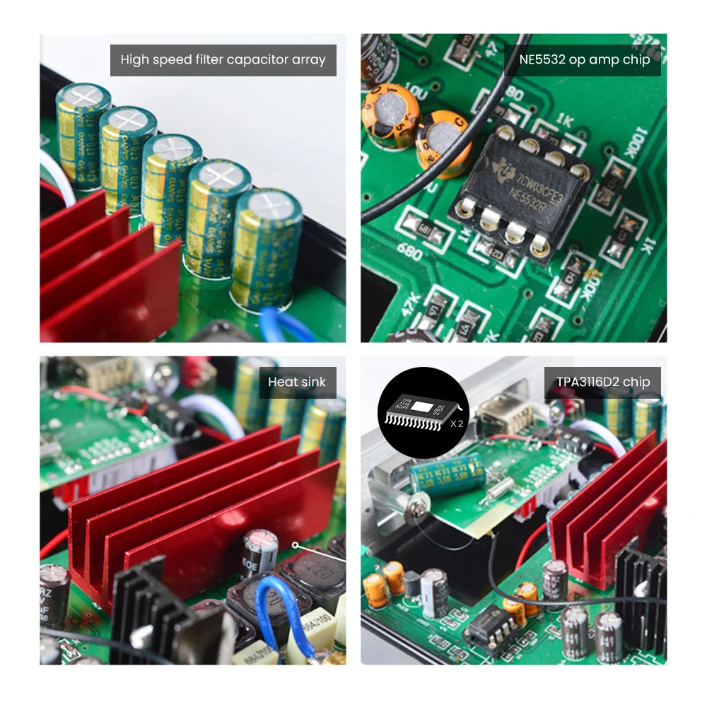 AIYIMA TPA3116 Bluetooth Hifi усилитель мощности аудио TF USB Усилитель стерео цифровой мини 100
