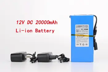 

DC 12V 20000mAh Rechargeable Mini Portable Li-ion Battery for CCTV Camera Li-ion Battery For wireless transmitter r25