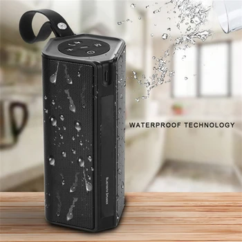 

Outdoor Portable Bluetooth Speaker Wireless Waterproof Bass Loud Speaker 3D Hifi Stereo Subwoofer Support TF Card FM Radio