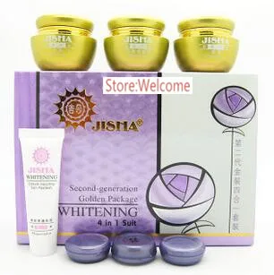 Hot Sale Taiwan Jisha Second Generation Golden Package Whitening 4 in 1 set whitening cream R3P8 1