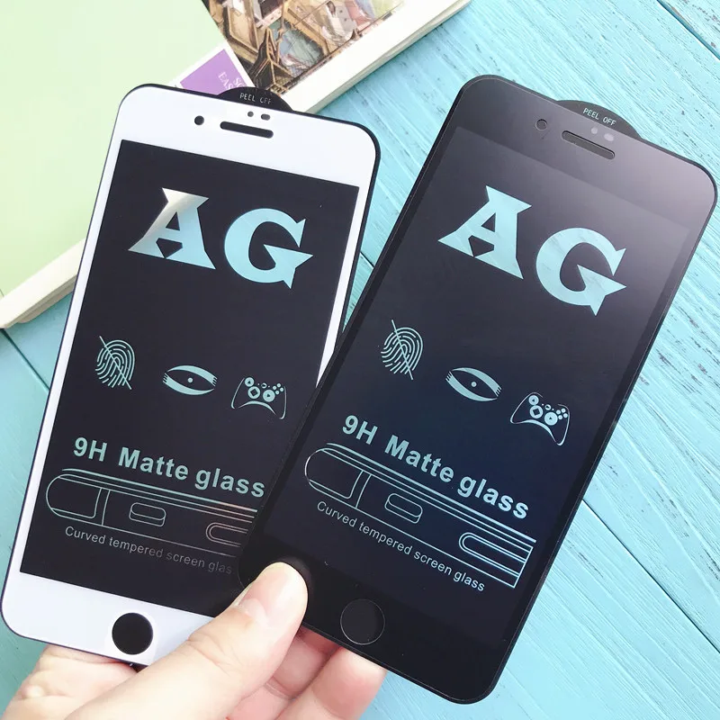 AG 2 шт. 9HD матовое стекло для Iphone 6 6s PLUS XS MAX травление абразивное антибликовое супер