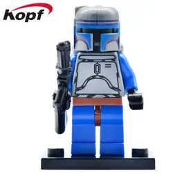 PG641 войны один продажи Starwars Джанго Фетт SW053 охотник за головами куклы Building Block кирпичи для детей Образование Подарочные игрушки