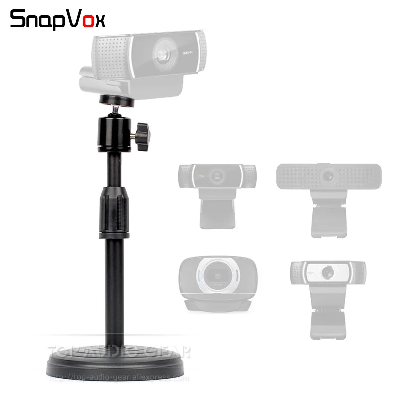 Soporte de micrófono de escritorio Boom para Logitech C 922 930 920 930e C615 C922 C930e C930 C920 cámara web soporte de micrófono mesa de montaje