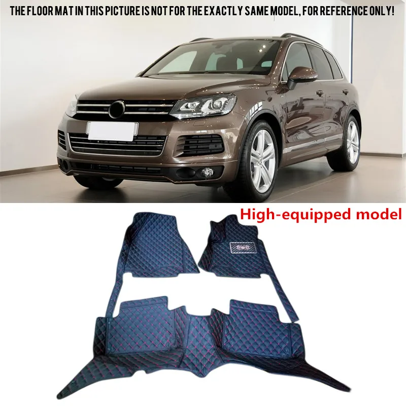 

Front&Rear Floor Mats Carpets Foot Pads Protector Cover Liner For Volkswagen Touareg 2011-2016