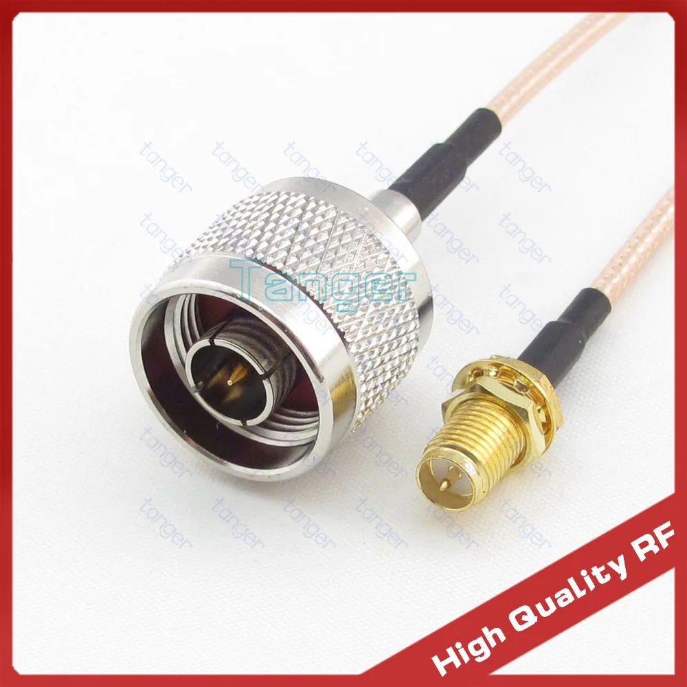 

High quality New 3feet Coaxial cable N male to RP-SMA female Straight connector RG316 RF Pigtail Jumper cable 40inch 100cm