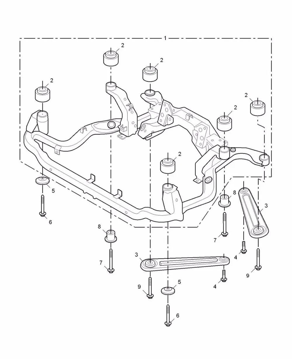 Barra de Suporte de Suspensão Braço de Suspensão Peça de 550 Mg6 para Motor de Carro Saic Chinês 10003494 - 10002185 Mg6 8 suspensão, peça de 550 mg6 para motor