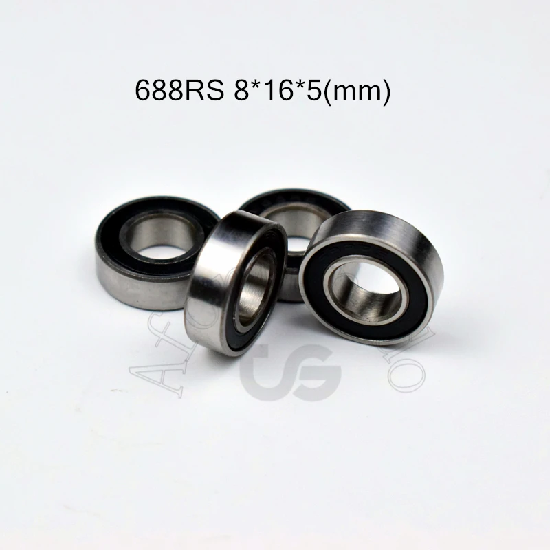 

Подшипник 688RS, 10 шт., 8*16*5 (мм), бесплатная доставка, высокоскоростные запасные части для механического оборудования из хромистой стали с резиновым уплотнением