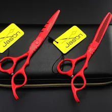 318#6 ''бренд Jason Высший сорт Парикмахерские ножницы JP 440C Профессиональные Парикмахерские ножницы для резки Thinning ножницы для волос