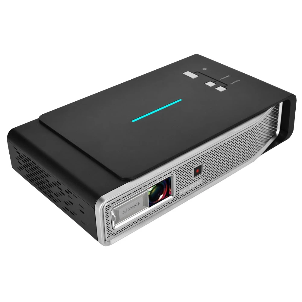 Портативный 3D Мини HD 1080P DLP умный проектор домашний медиаплеер HDMI USB домашний кинотеатр