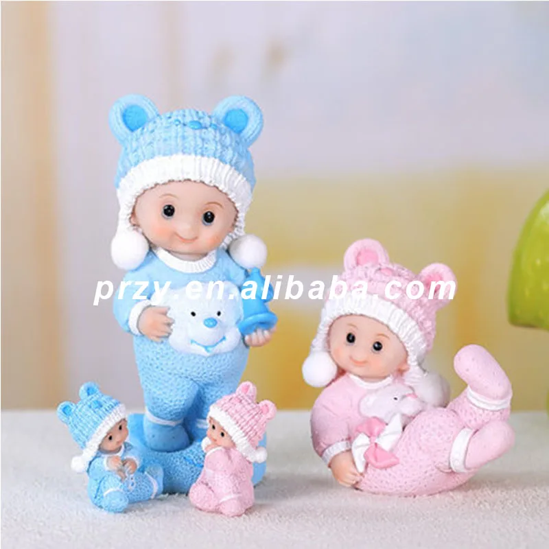 Przy Fondant силиконовая 3D форма милые детские куклы для украшения торта три размера