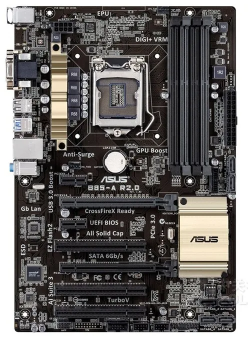 Бесплатная доставка оригинальная материнская плата для ASUS B85-A R2.0 DDR3 LGA 1150 32G |
