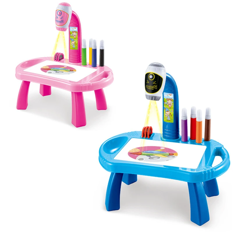 

Children's Early Education Science Graffiti Projection Painting Table Toys Learning Machine Multi-function Drawing Board