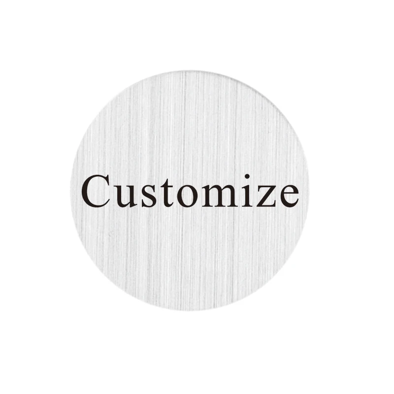 

22mm Stainless steel personalized customized floating locket plate
