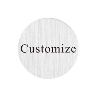 

22mm Stainless steel personalized customized floating locket plate