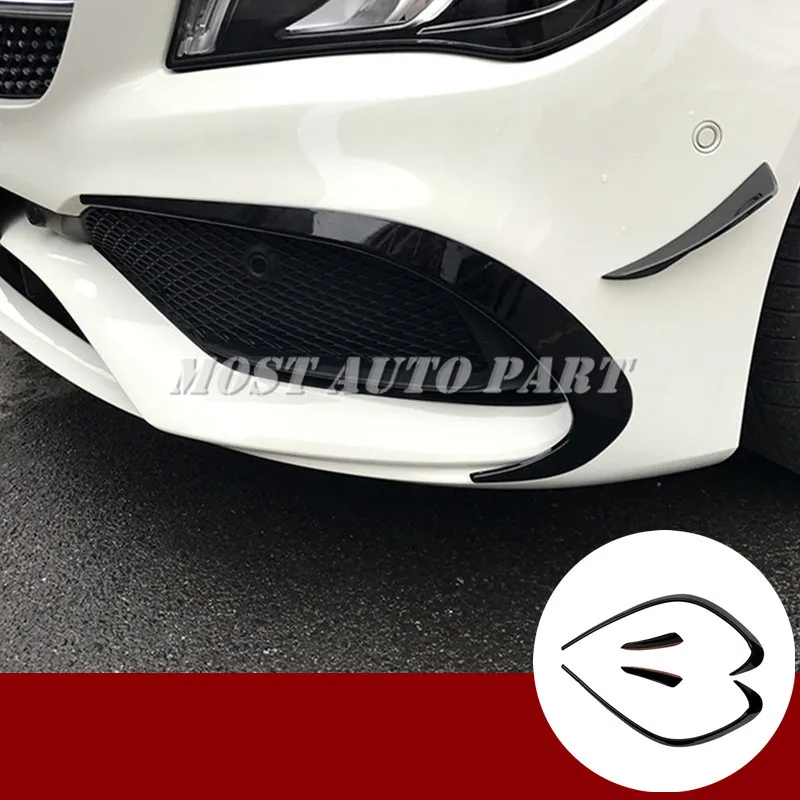

ABS Front Bumper Spoiler Air Vent Cover Trim For Benz CLA C117 W117 2016-2019